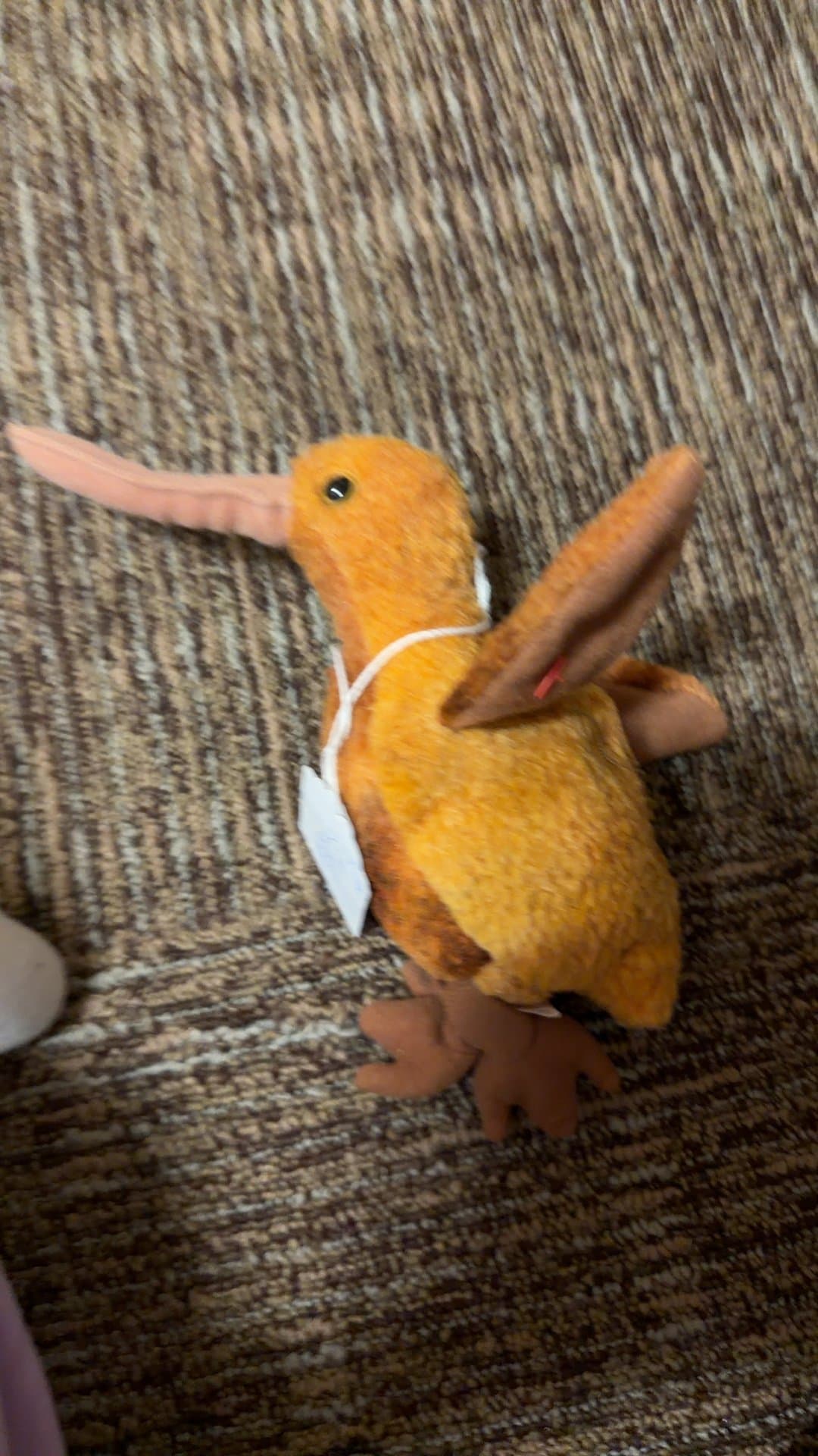 Vintage Plush Bird Toy