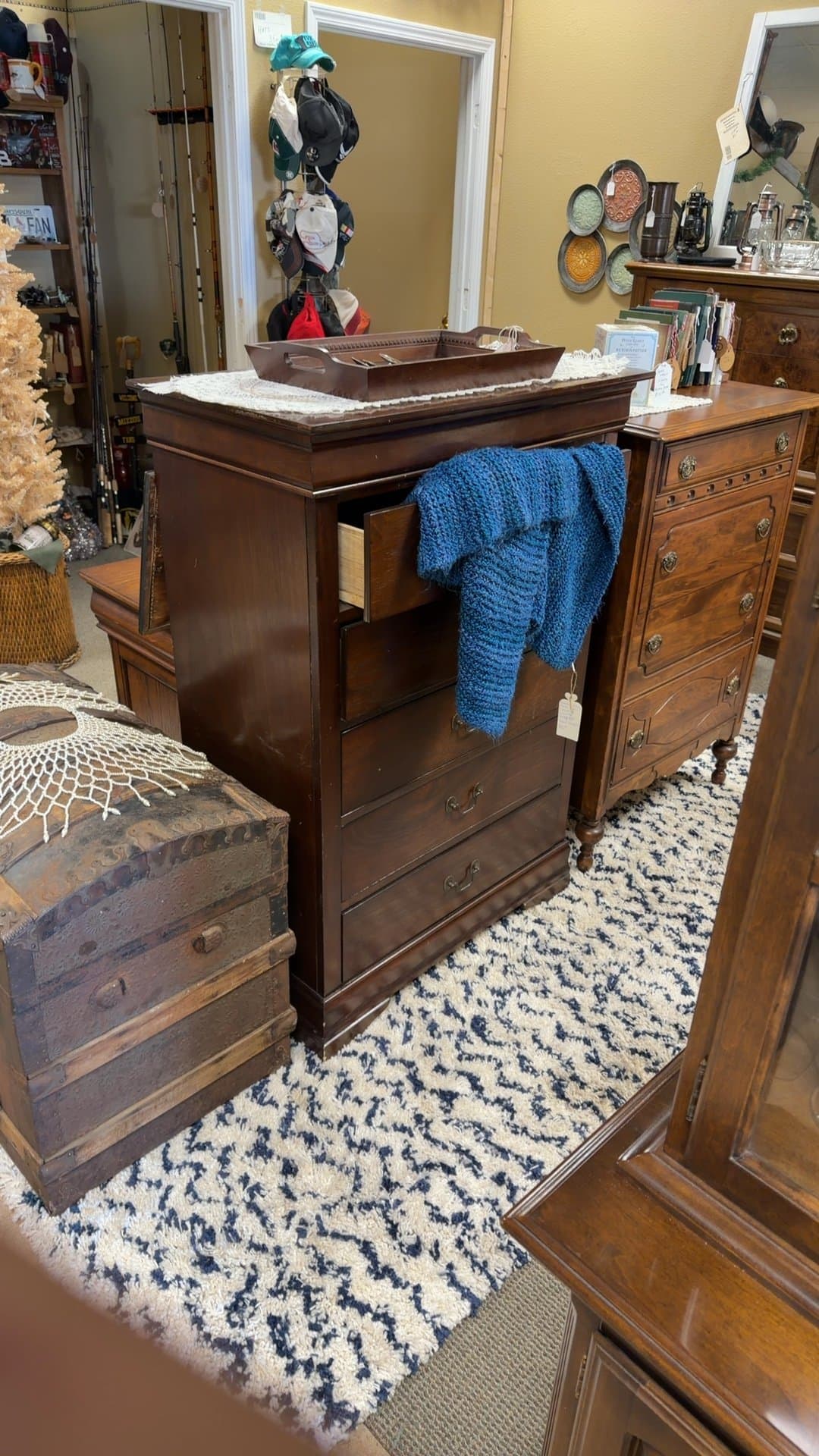 Vintage Wooden Dresser