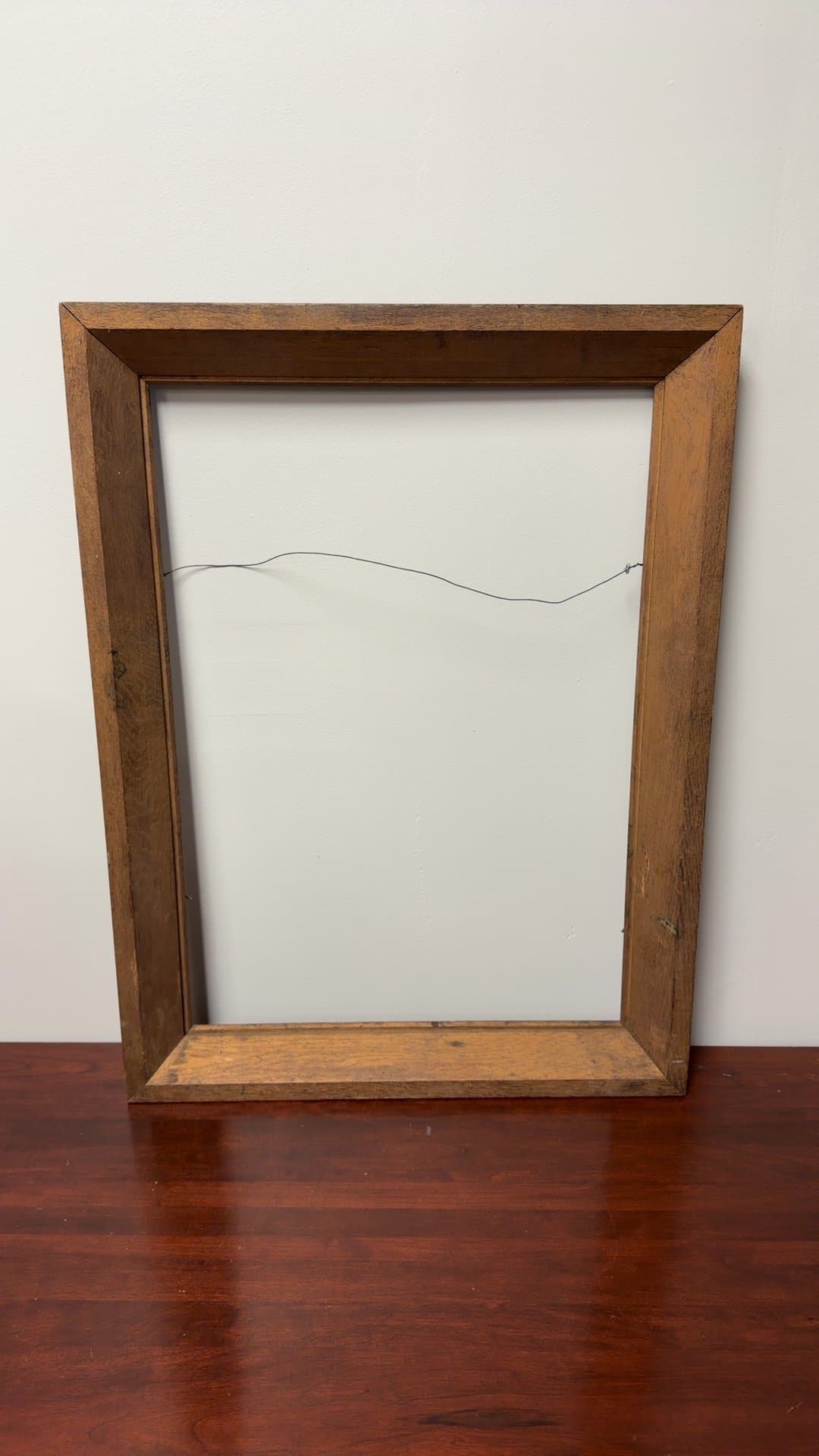 Vintage Wooden Picture Frame - Image 1