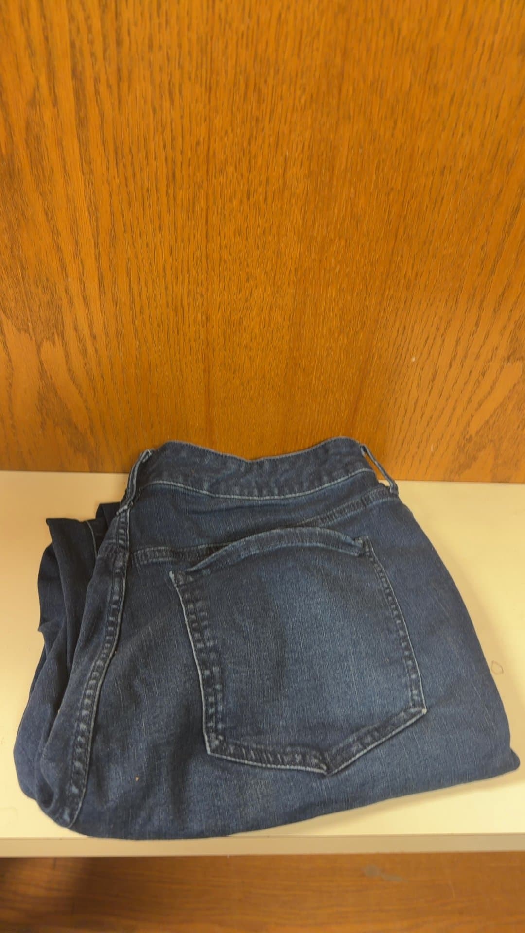 Women's Dark Wash Stretch Denim Jeans (Size 18W) - Image 1