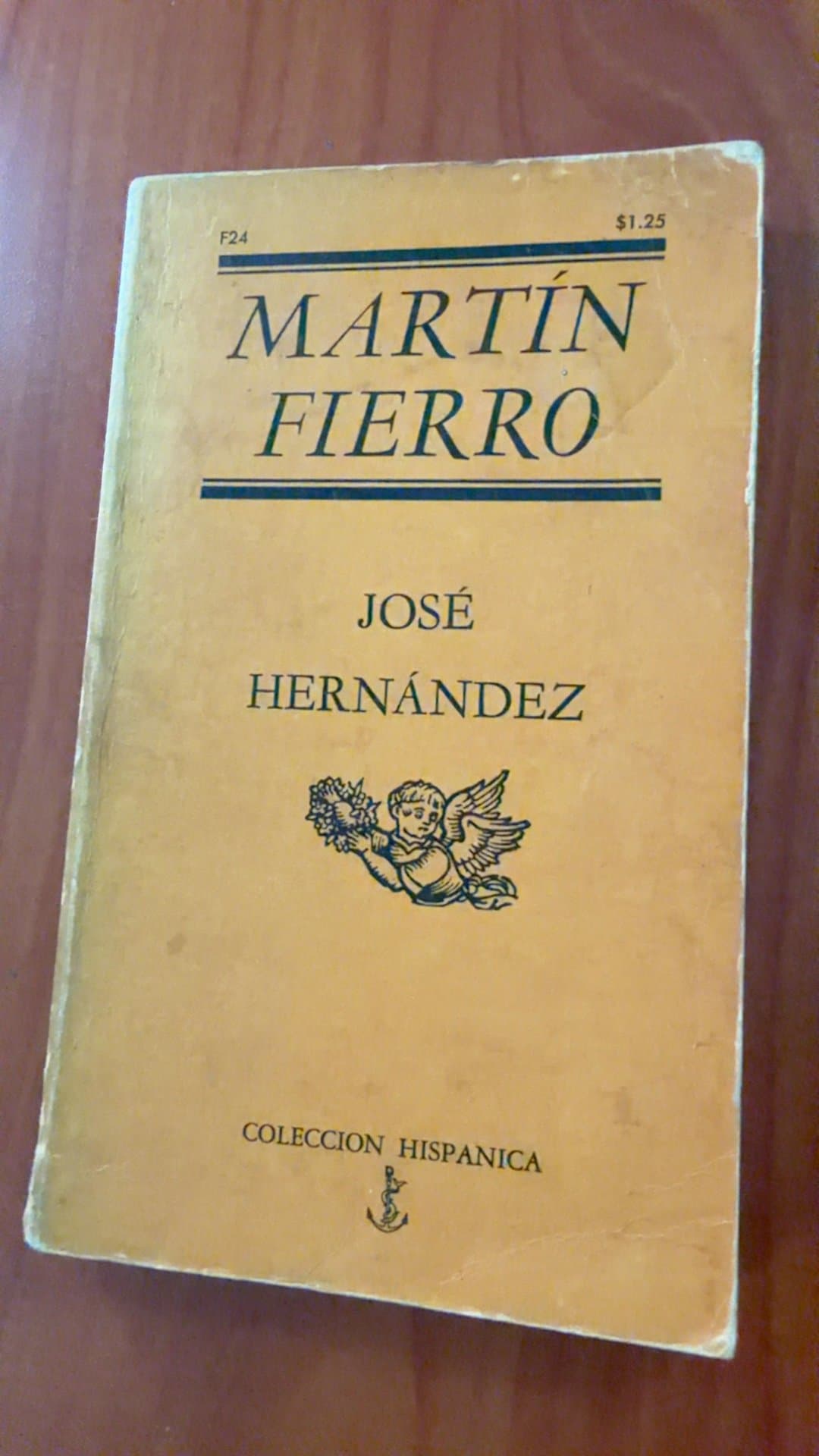 Martin Fierro by Jose Hernandez Paperback Book 1962 Doubleday Coleccion Hispanica - Image 1
