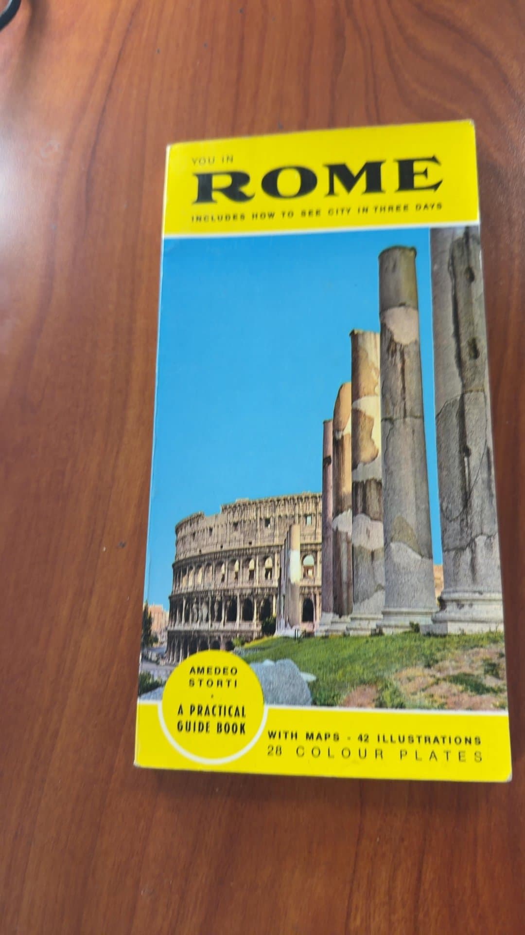 Vintage You in Rome Practical Guide Book by Amedeo Storti - Image 1