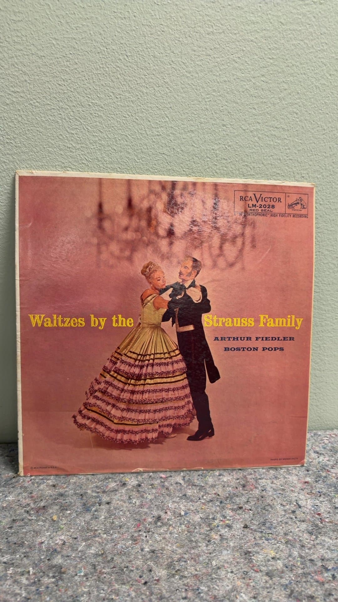 Waltzes by the Strauss Family Vinyl Record - Image 1