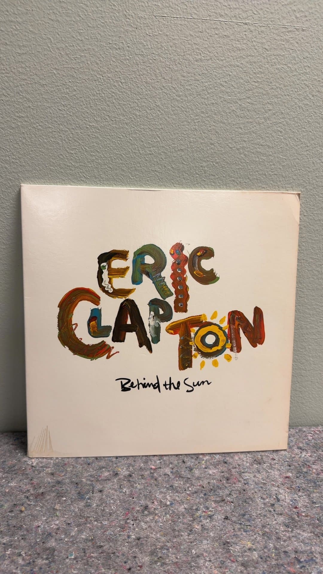 Eric Clapton - Behind the Sun Vinyl Record - Image 1