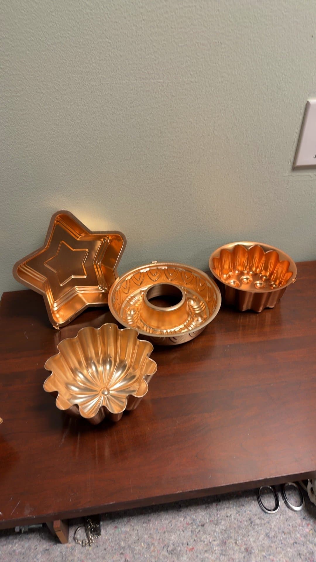 Vintage Copper Mold Set - Image 1
