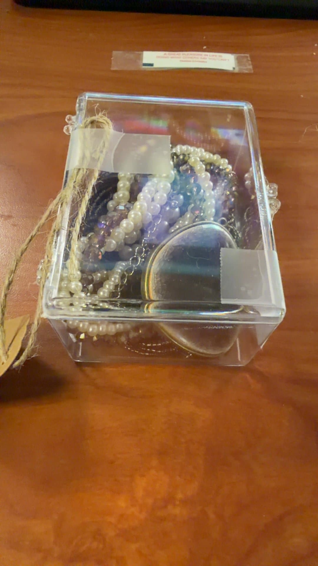 Assorted Beaded Jewelry Box - Image 1