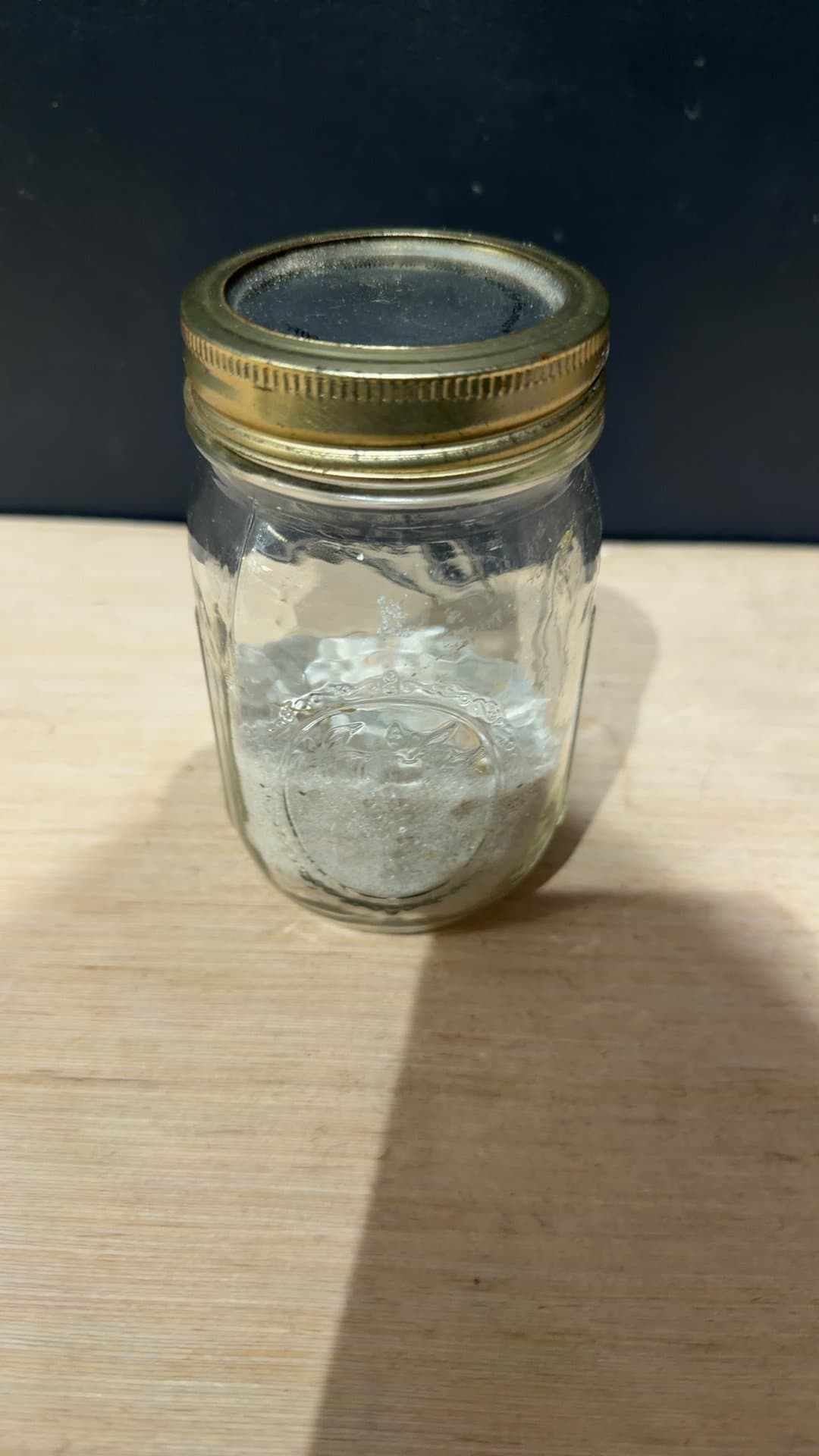 Ball Clear Glass Mason Jar with Metal Lid - Image 1