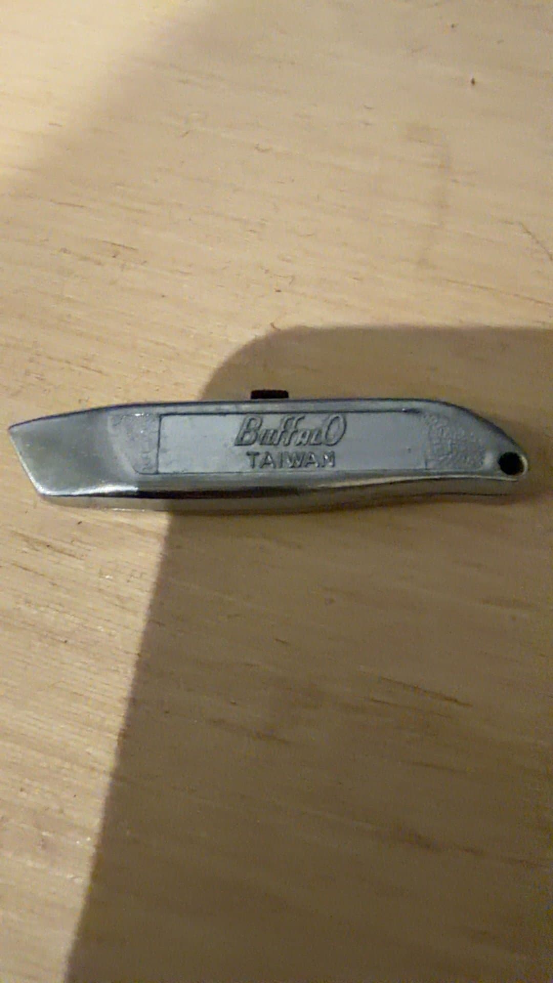 Vintage Buffalo Miniature Keychain Utility Knife - Image 1