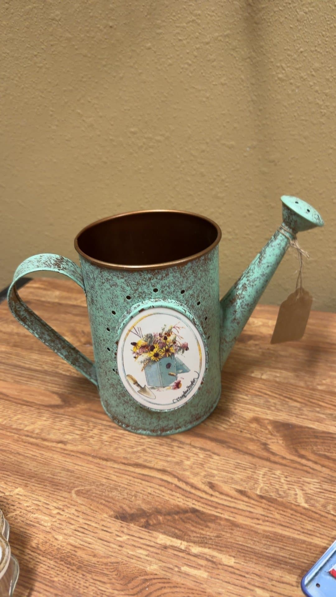 Vintage Style Decorative Watering Can - Image 1