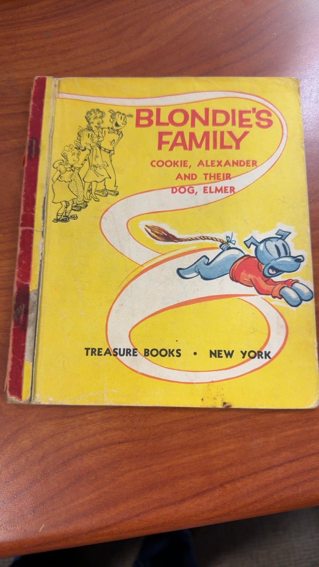 Blondie's Family: Cookie, Alexander and Their Dog, Elmer - Image 1