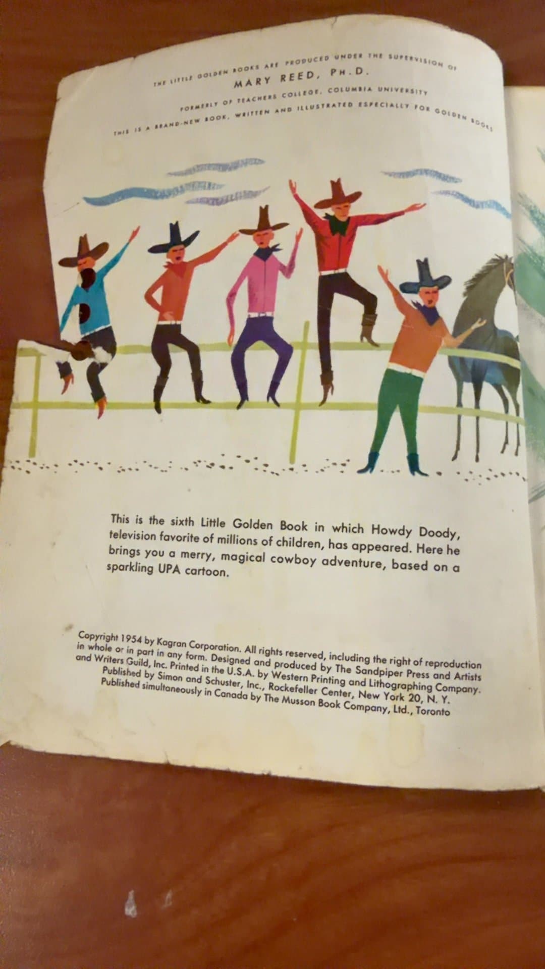 1954 Little Golden Book - Howdy Doody - Image 1