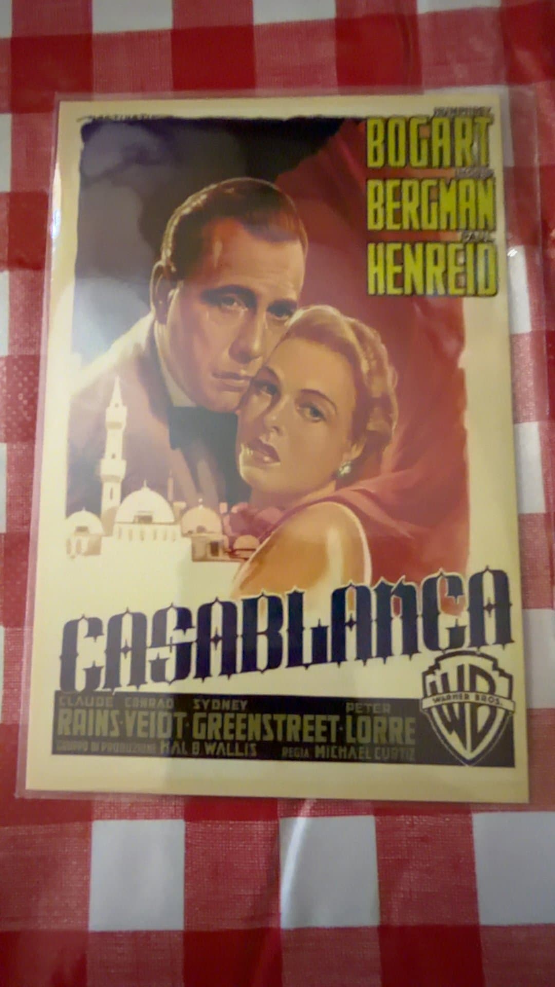 Casablanca Movie Poster - Image 1