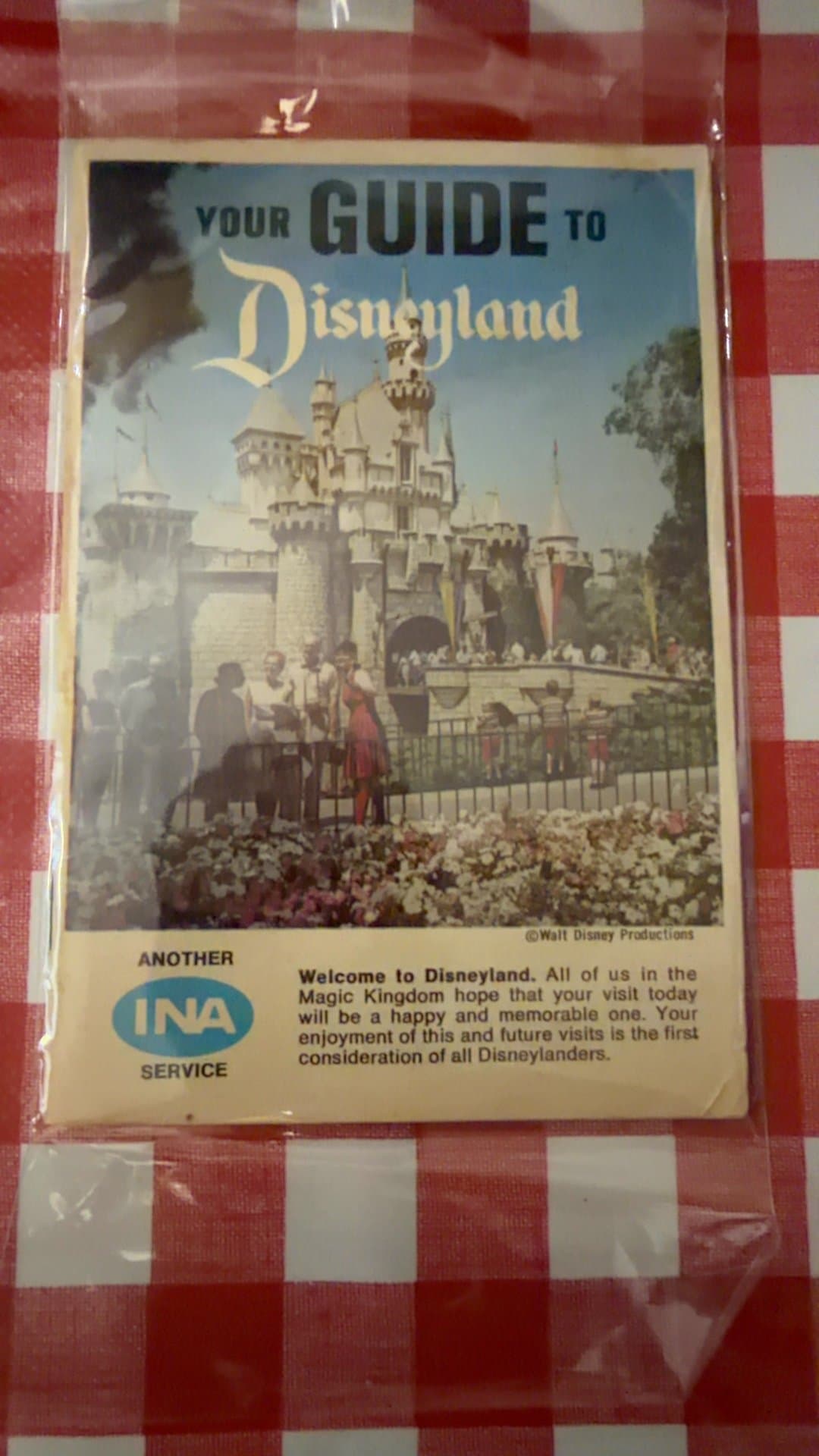 Vintage Disneyland Guide Brochure - Image 1