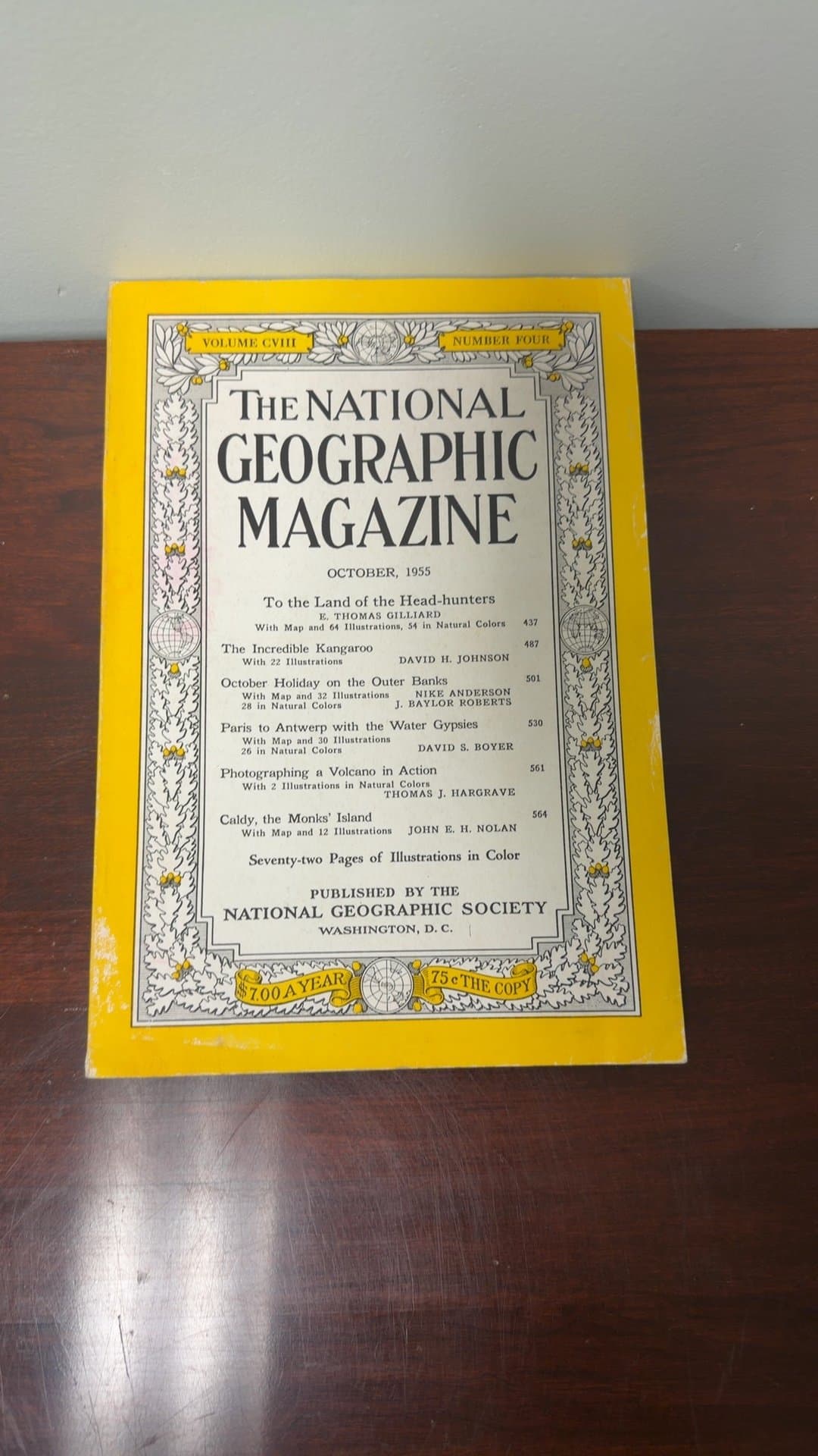 National Geographic Magazine October 1955 - Image 1