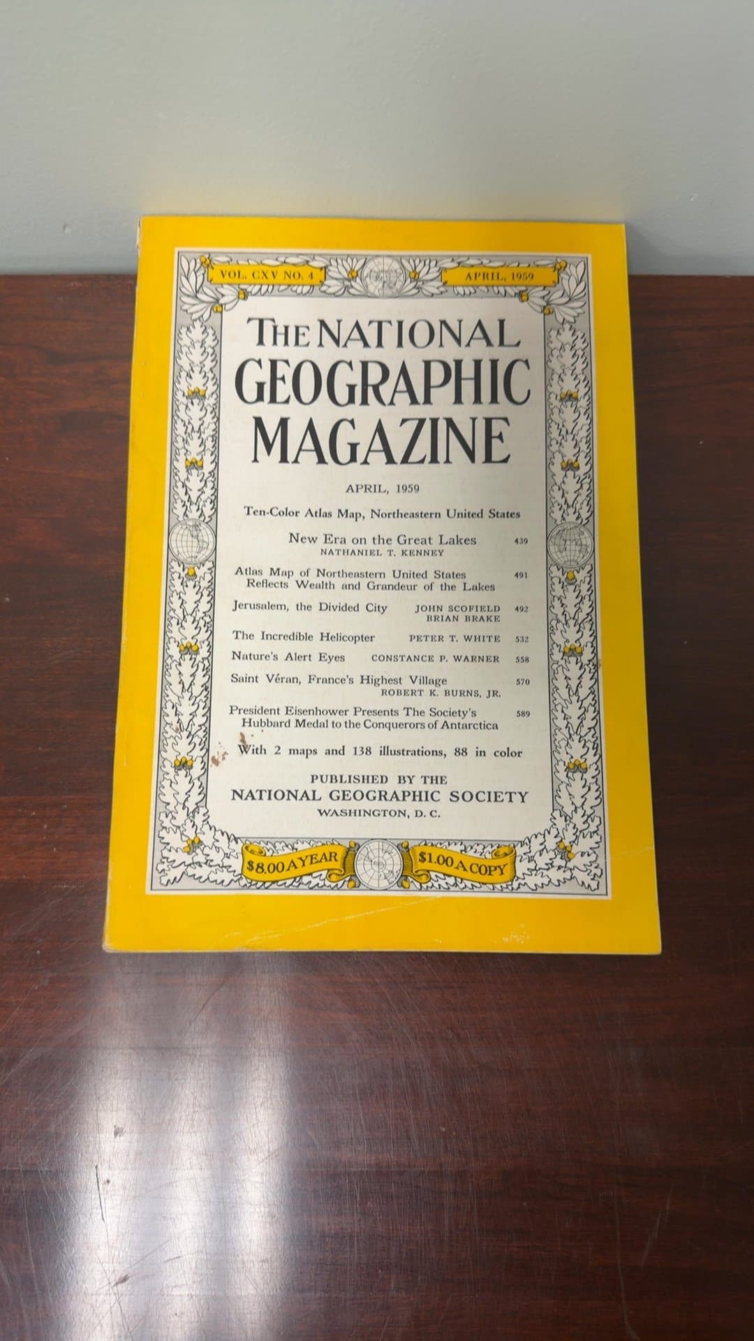 National Geographic Magazine April 1959 - Image 1