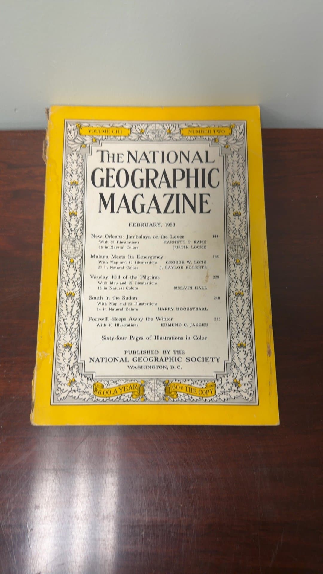 National Geographic Magazine February 1953 - Image 1