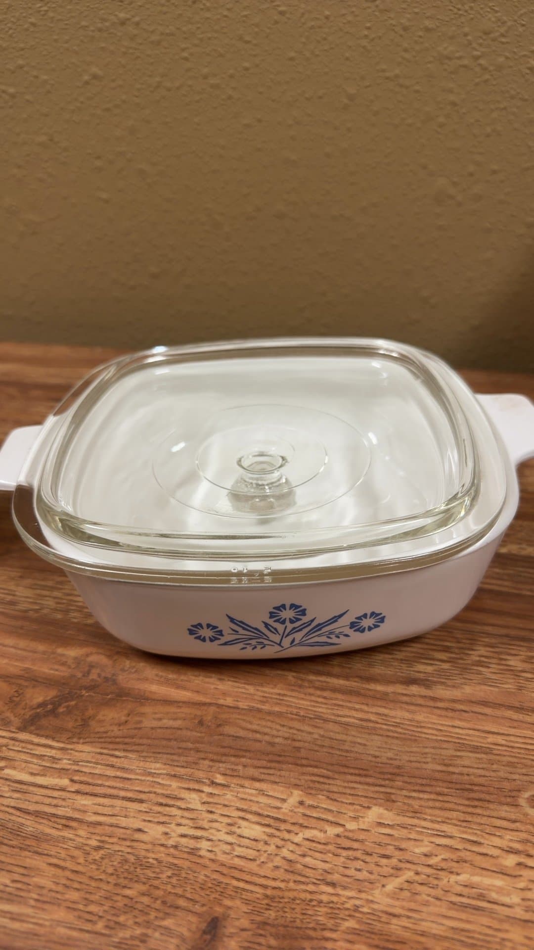 CorningWare Blue Cornflower Casserole Dish with Lid - Image 1