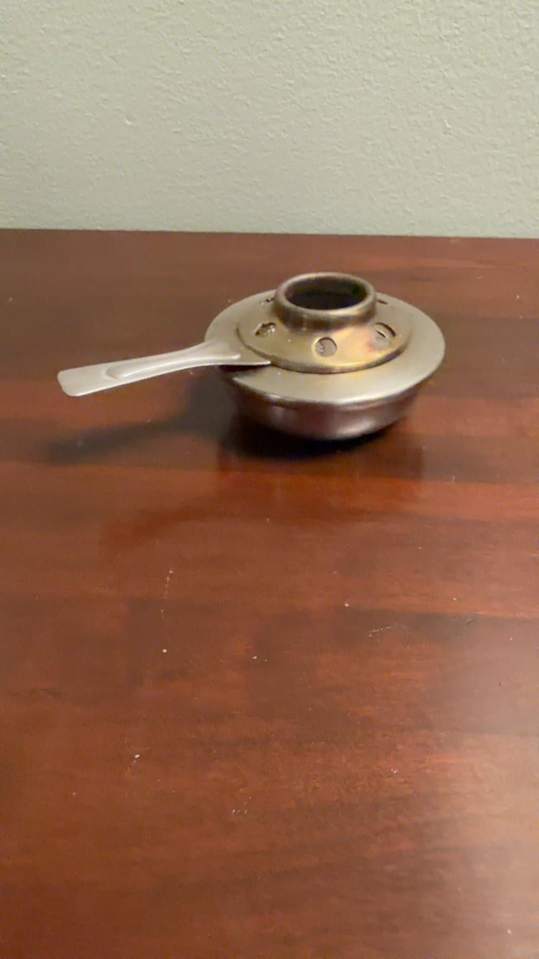 Vintage Brass and Steel Alcohol Burner - Image 1