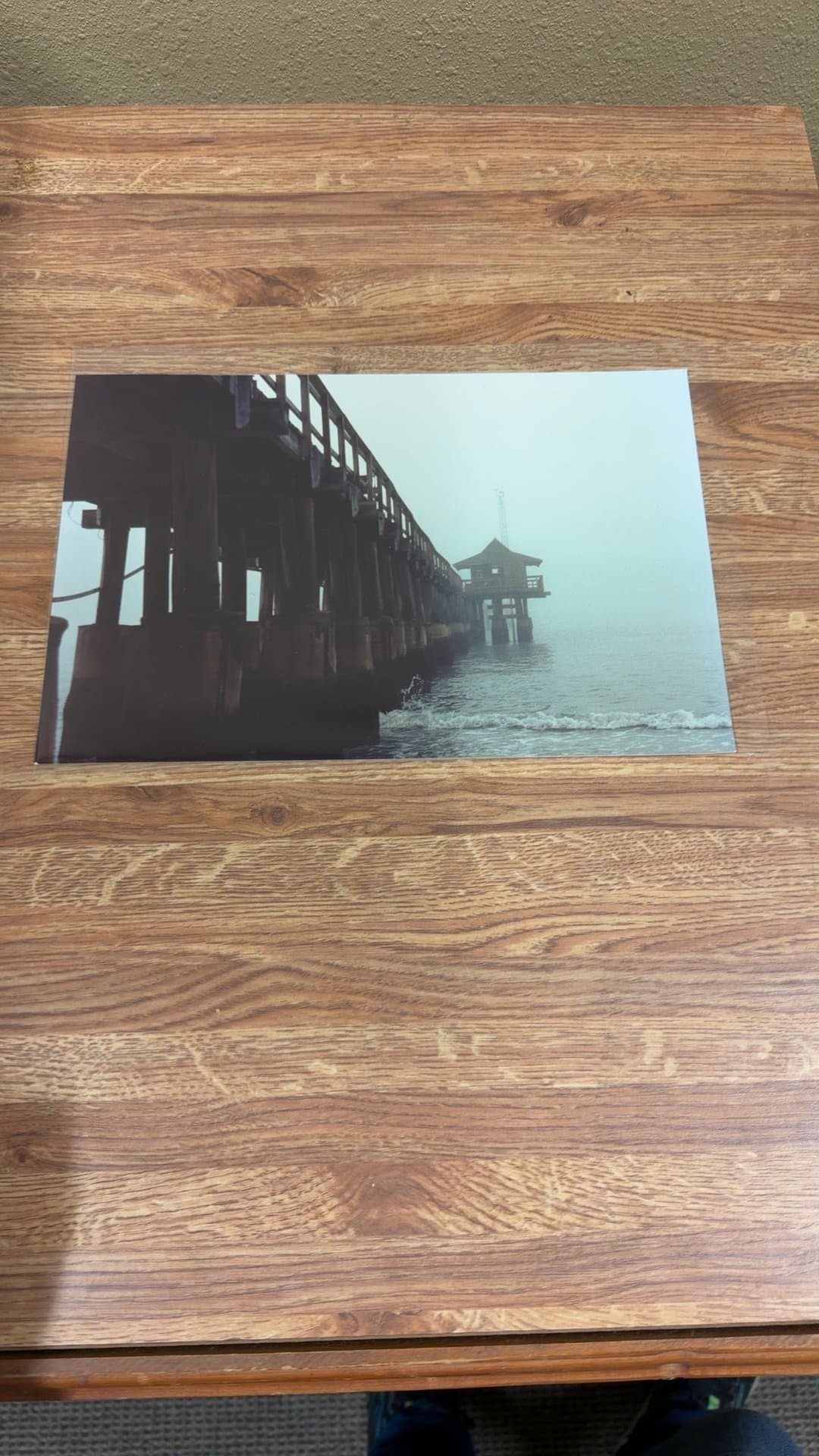 Vintage Kodak Processed Photograph of Pier - Image 1