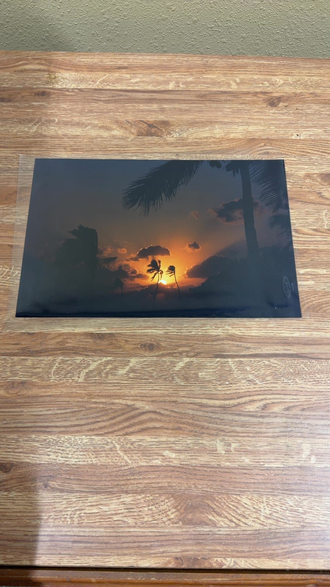 Vintage Kodak Processed Photograph of Sunset - Image 1