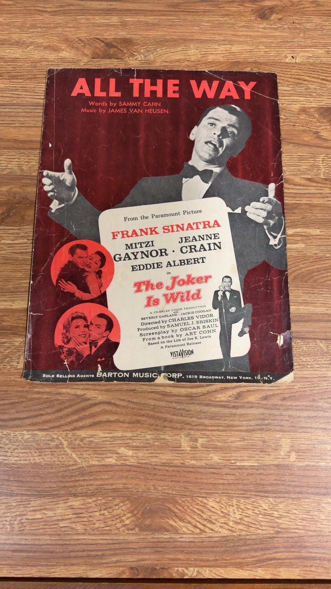 Frank Sinatra 'All The Way' Sheet Music - Image 1