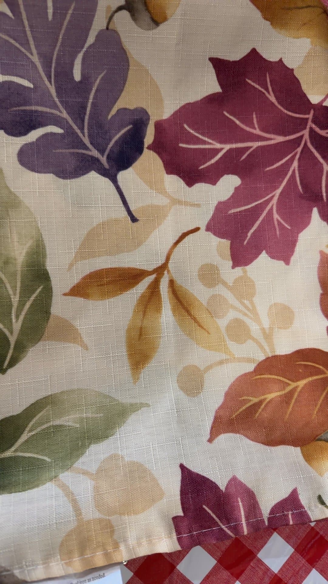Fall Leaves Tablecloth 52x69 - Image 1
