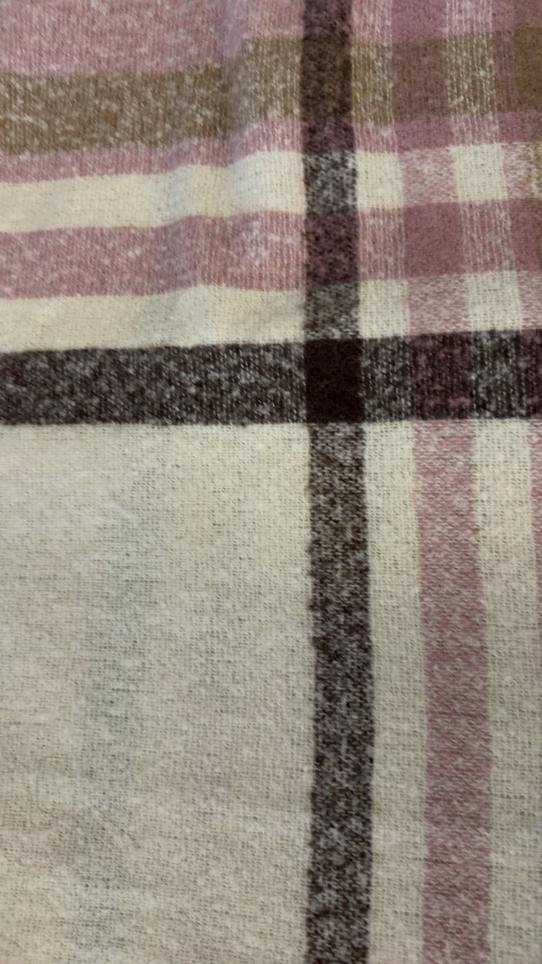 Nine West Plaid Fringed Scarf - Image 1