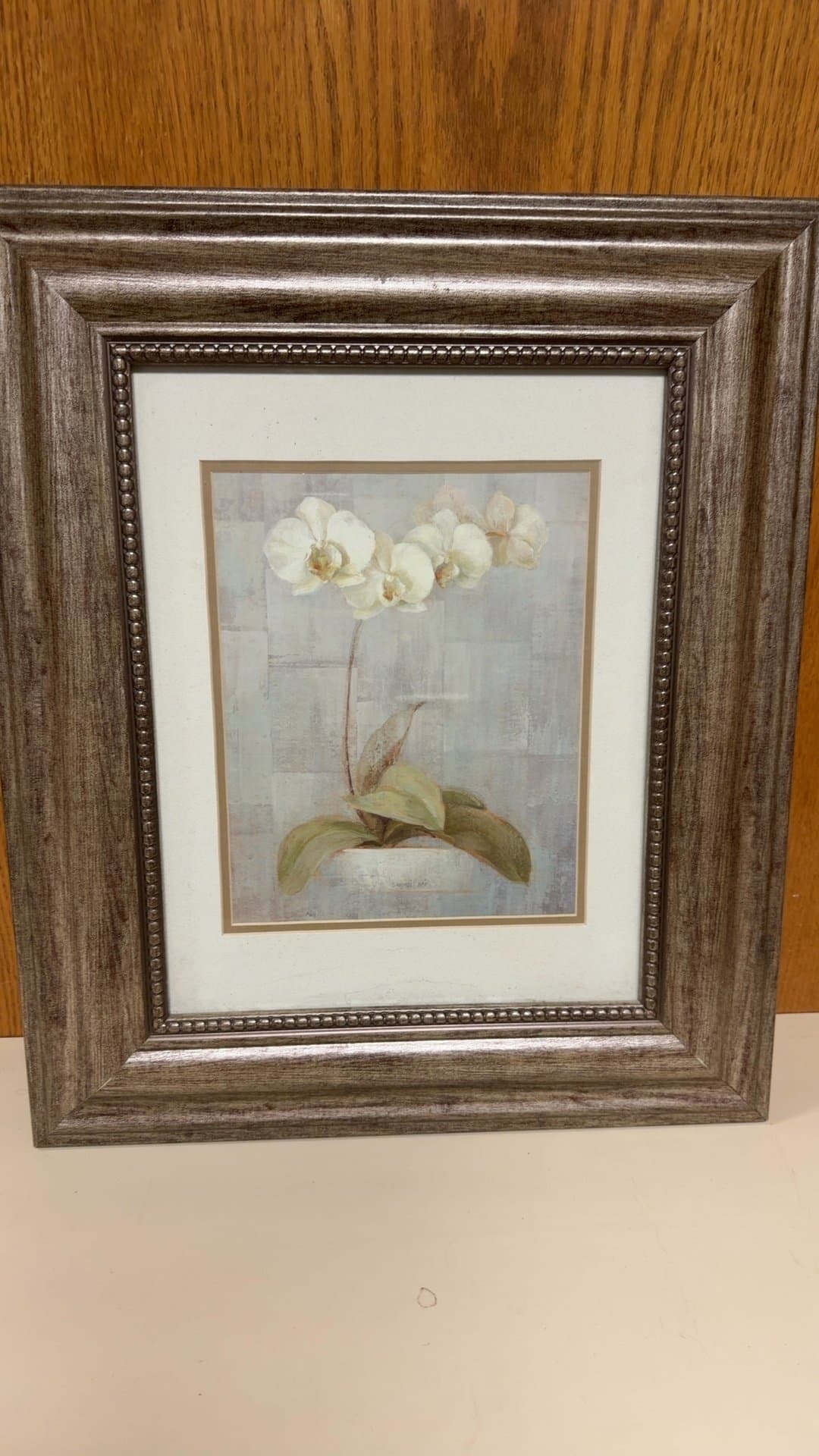 Framed Orchid Artwork - Image 1