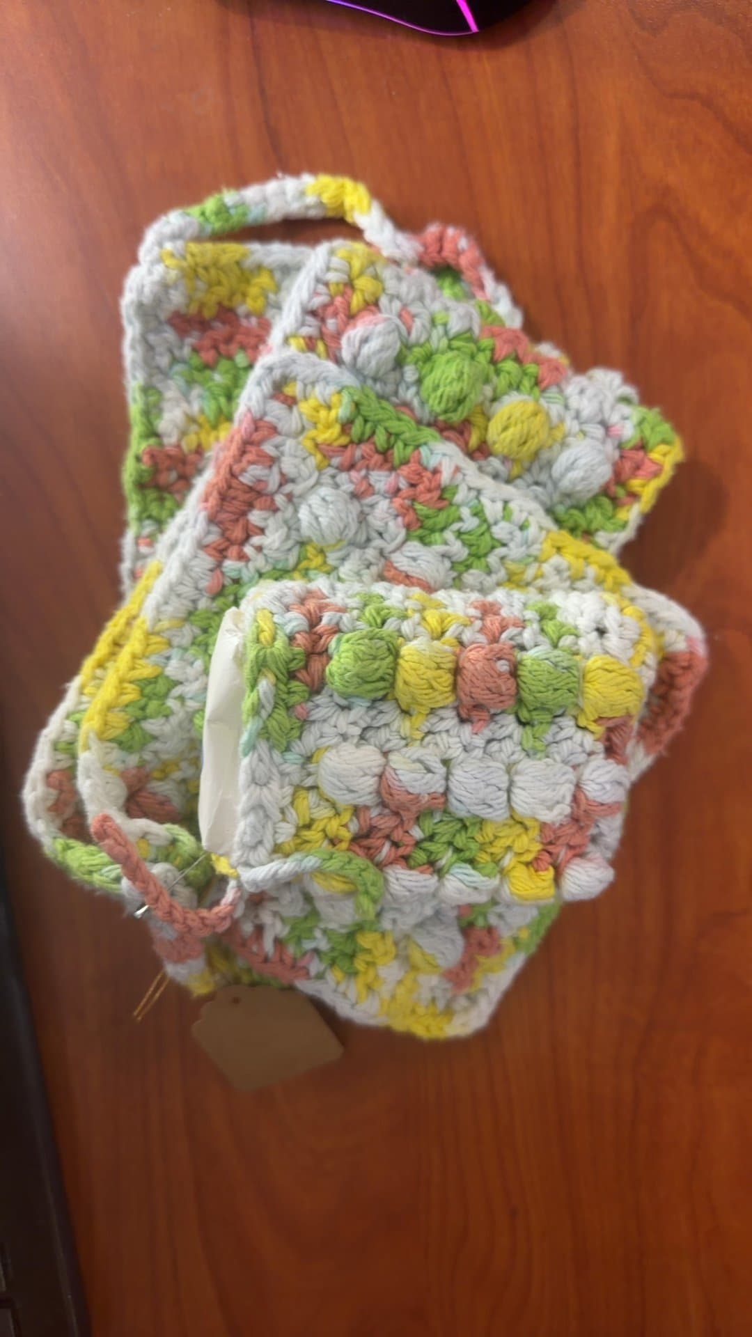 Handmade Crochet Pot Holders - Image 1