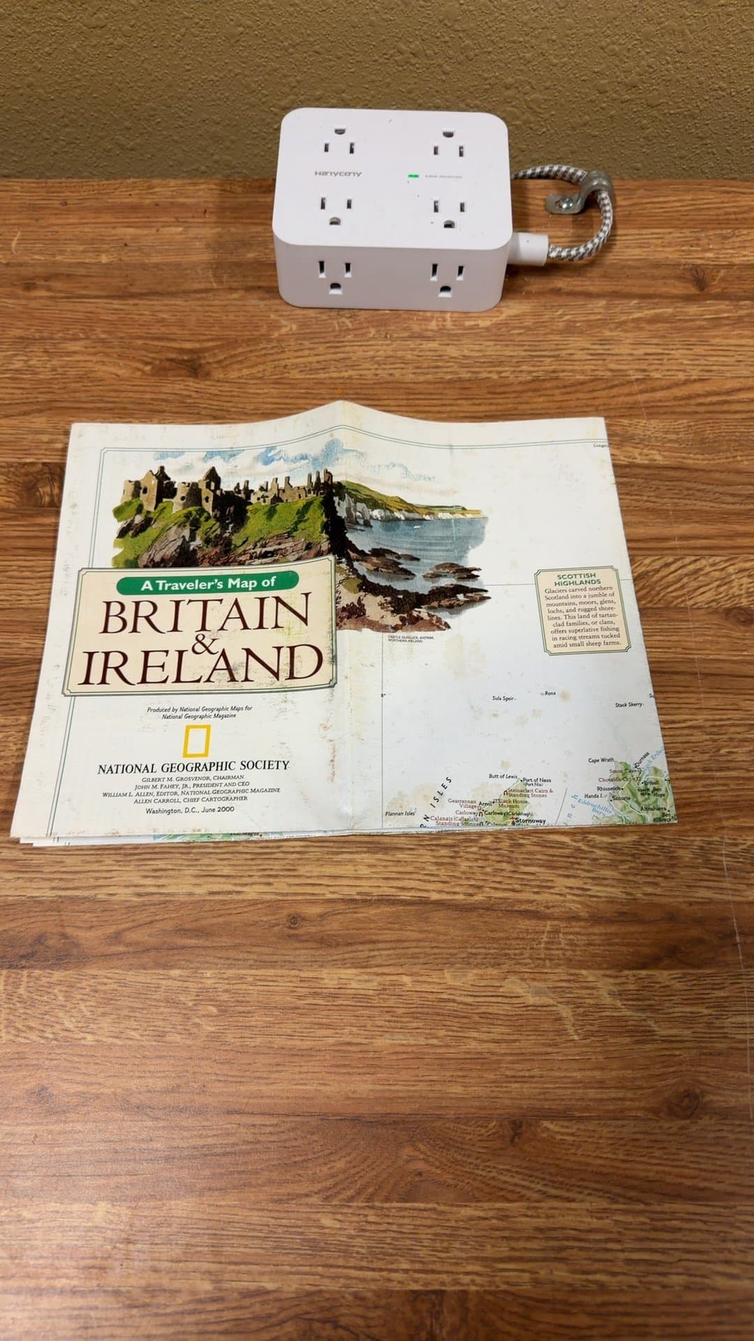 A Traveler's Map of Britain & Ireland - Image 1
