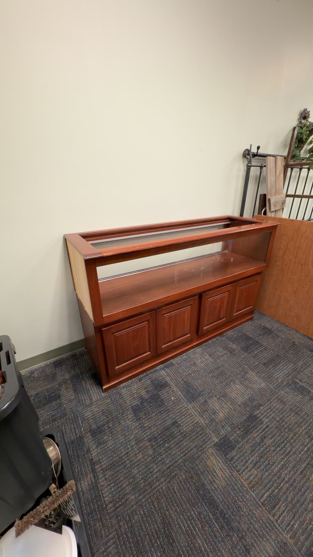 Wooden Store Display Case Counter Cabinet - Image 1