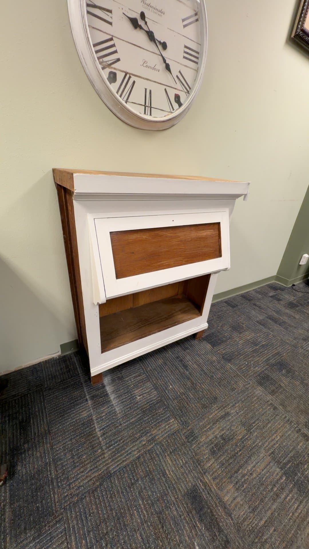 Vintage Drop Front Secretary Desk - Image 1