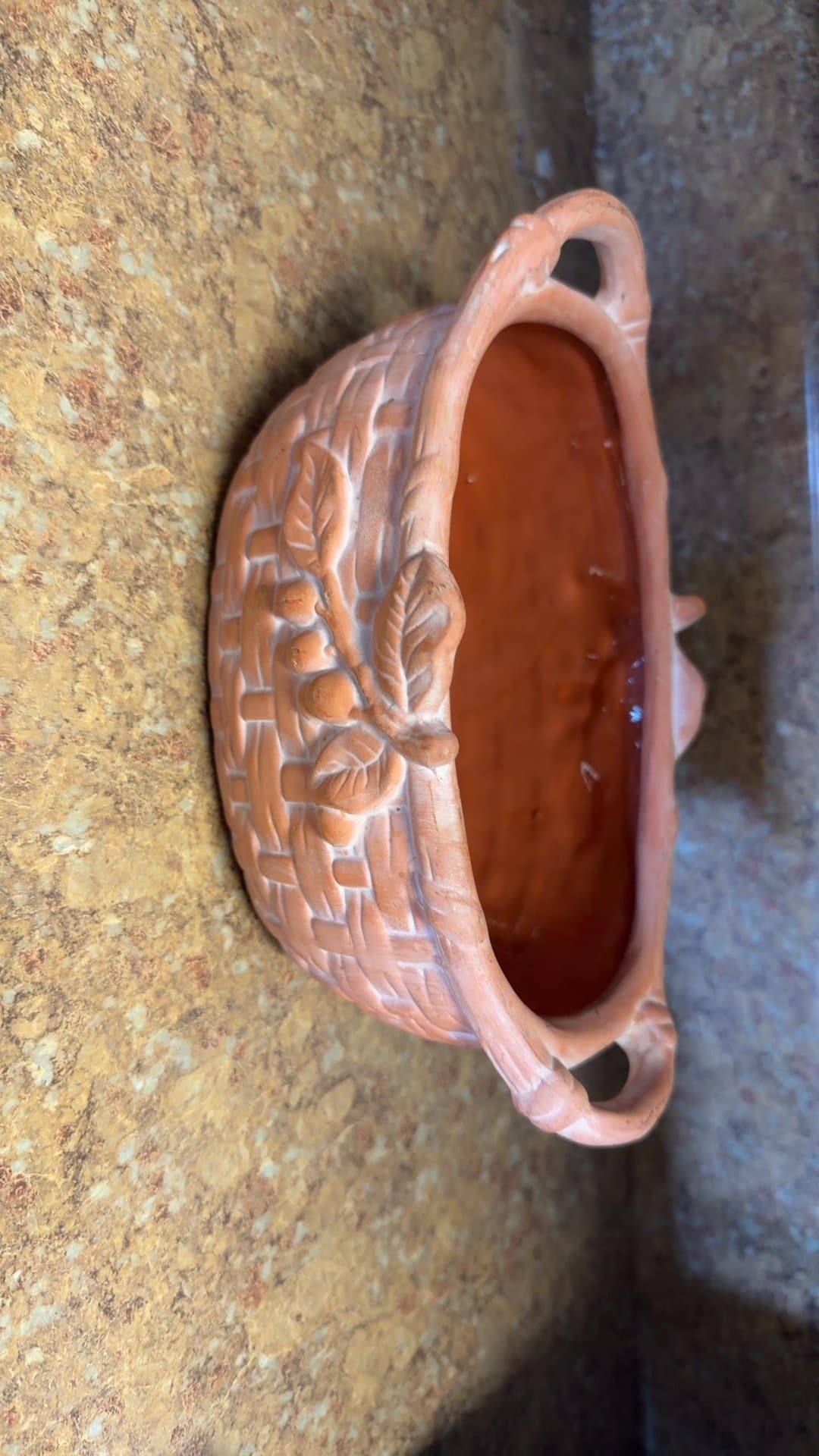 Terracotta Basket Planter - Image 1