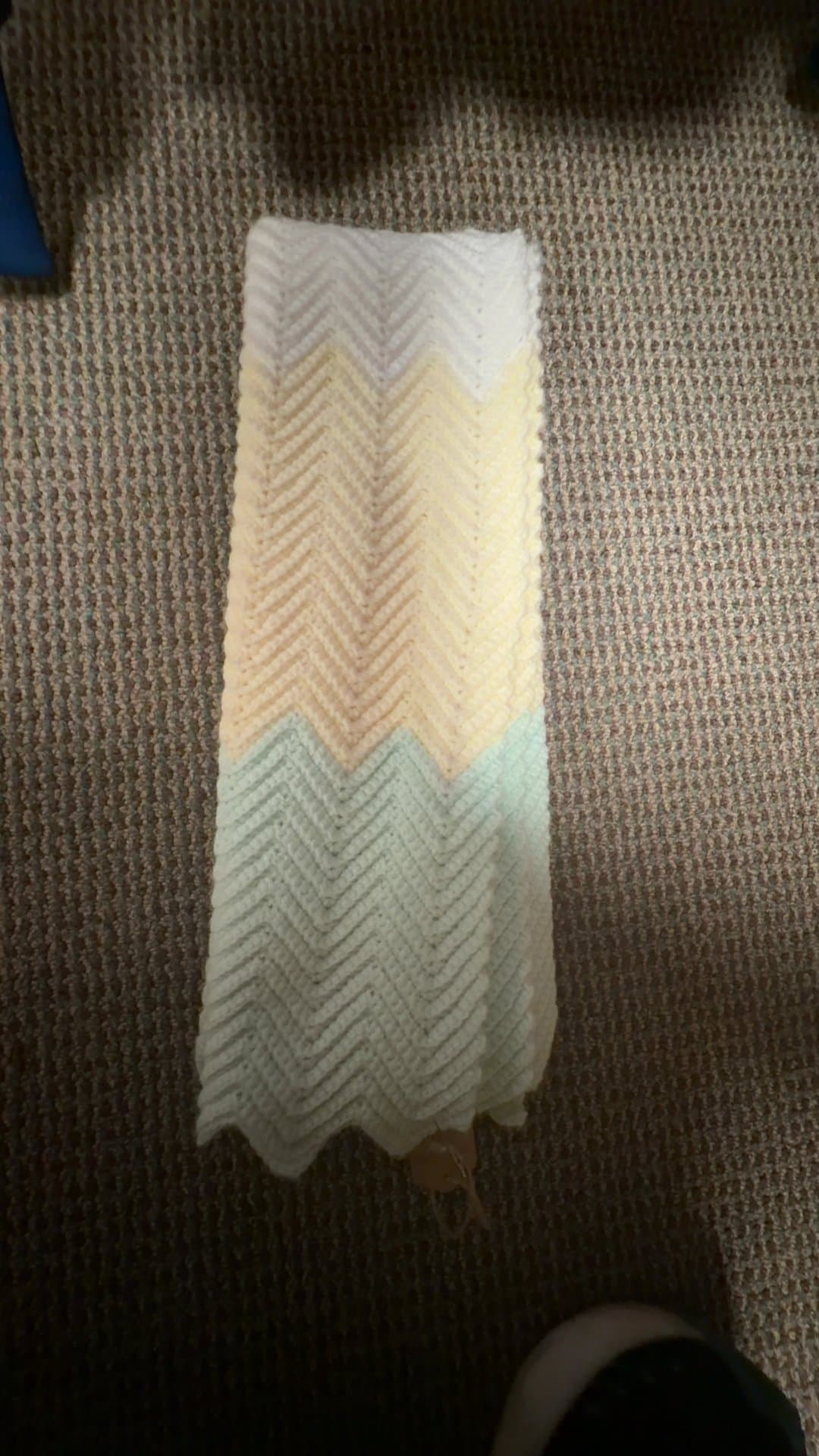Handmade Baby Afghan Blanket - Image 1