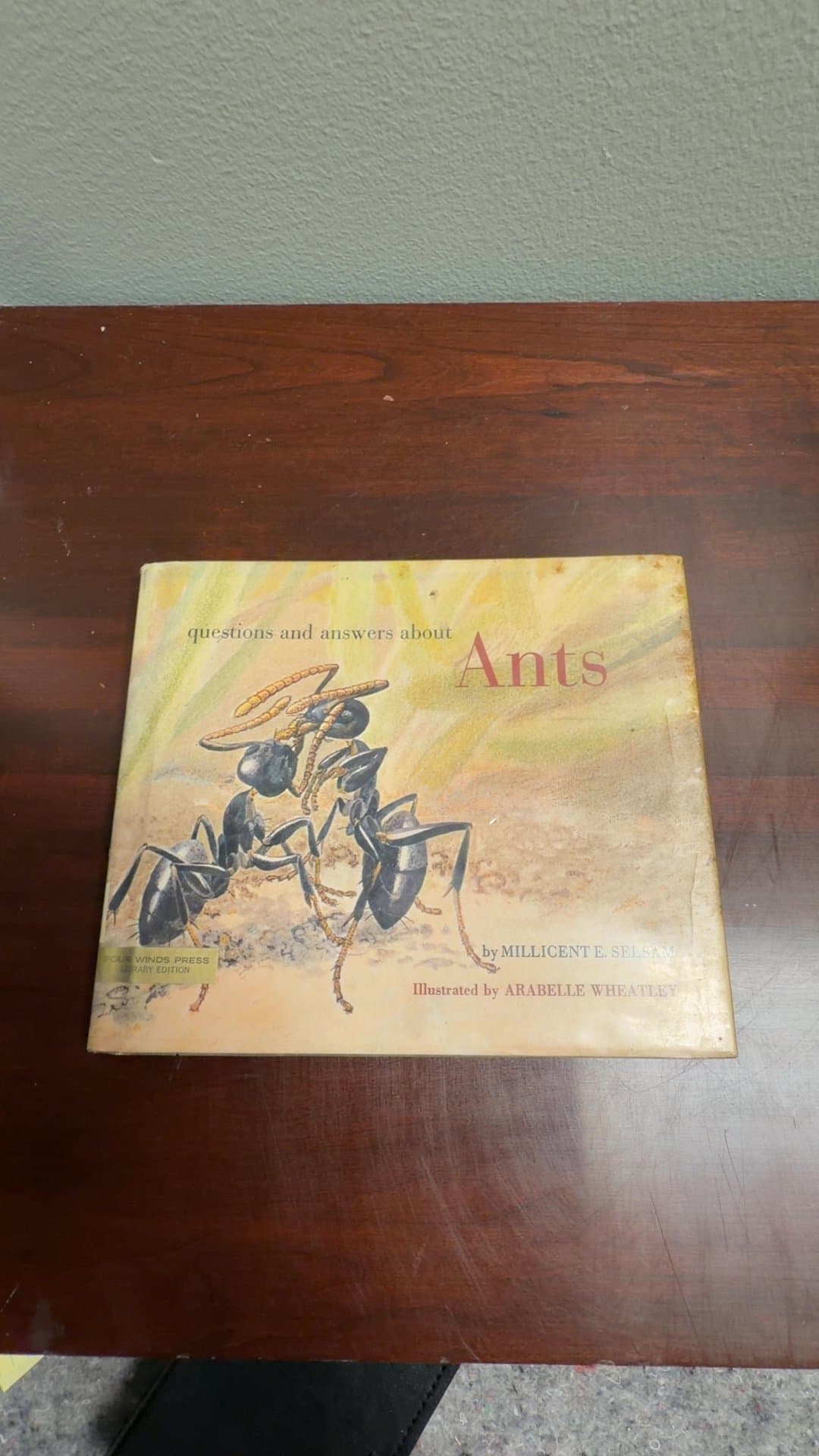 Questions and Answers About Ants by Millicent E. Selsam - Image 1