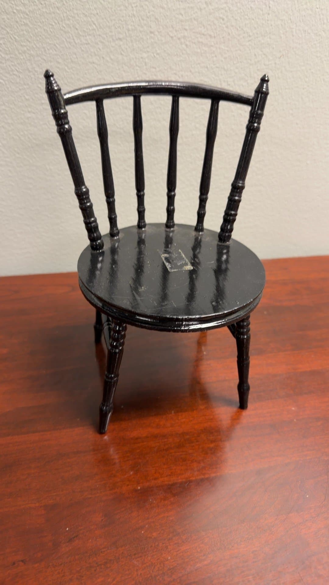 Miniature Black Windsor Chair - Image 1