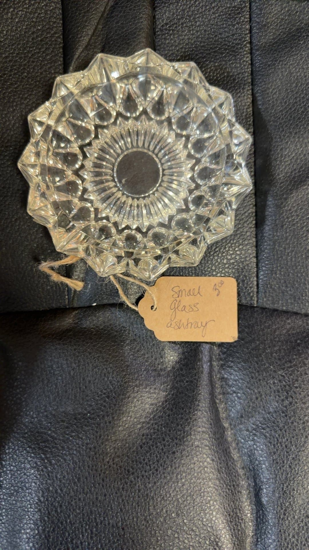Small Glass Ashtray - Image 1