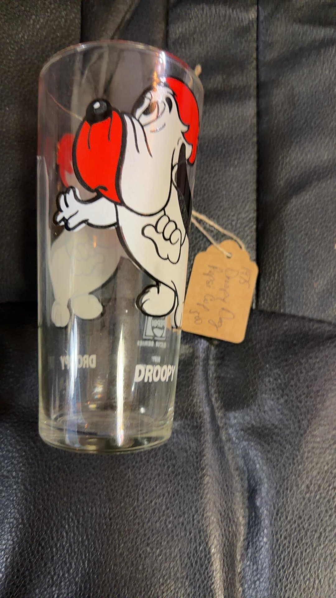 Vintage Droopy Dog Pint Glass - Image 1