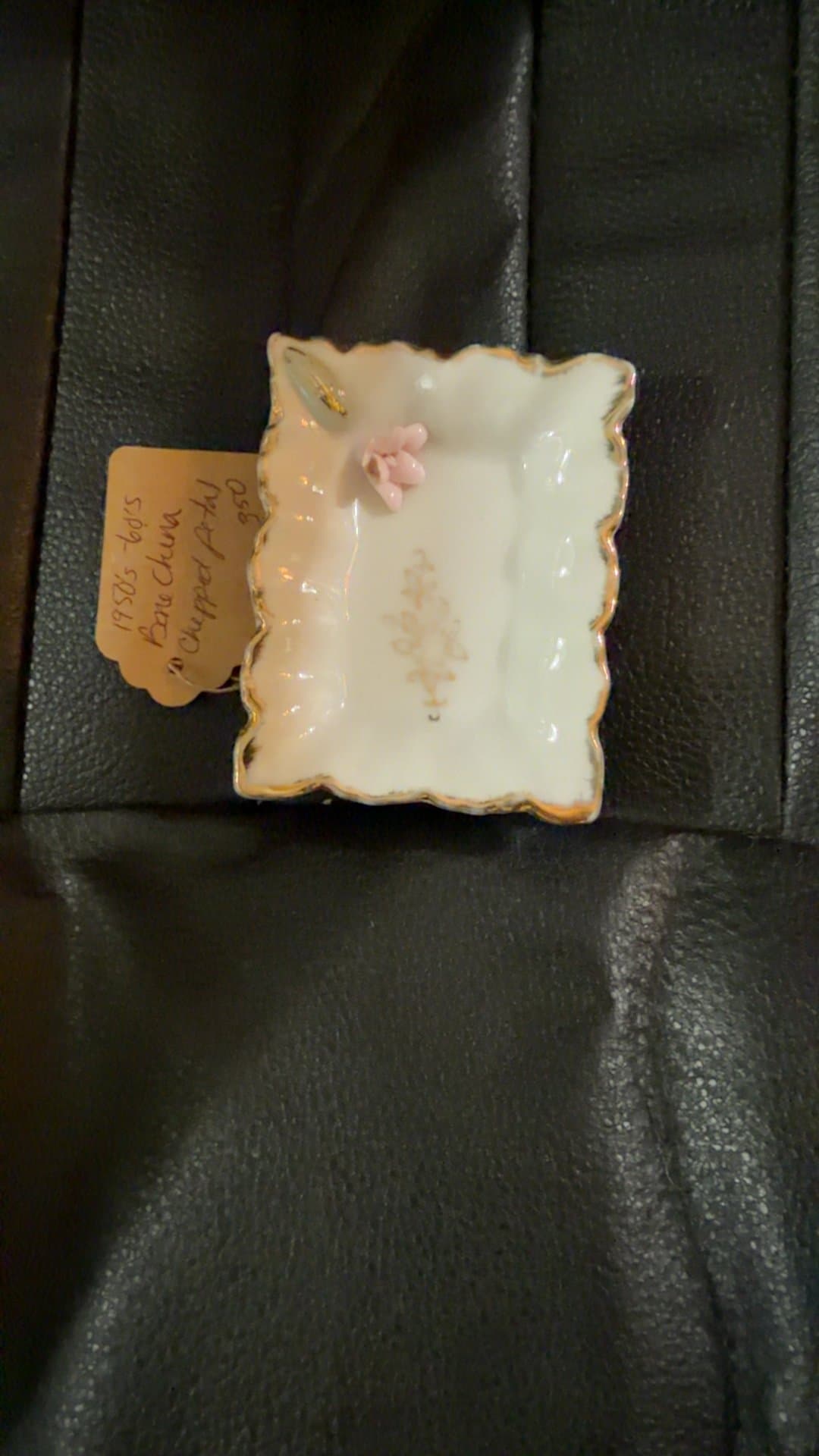 Vintage Bone China Trinket Dish - Image 1