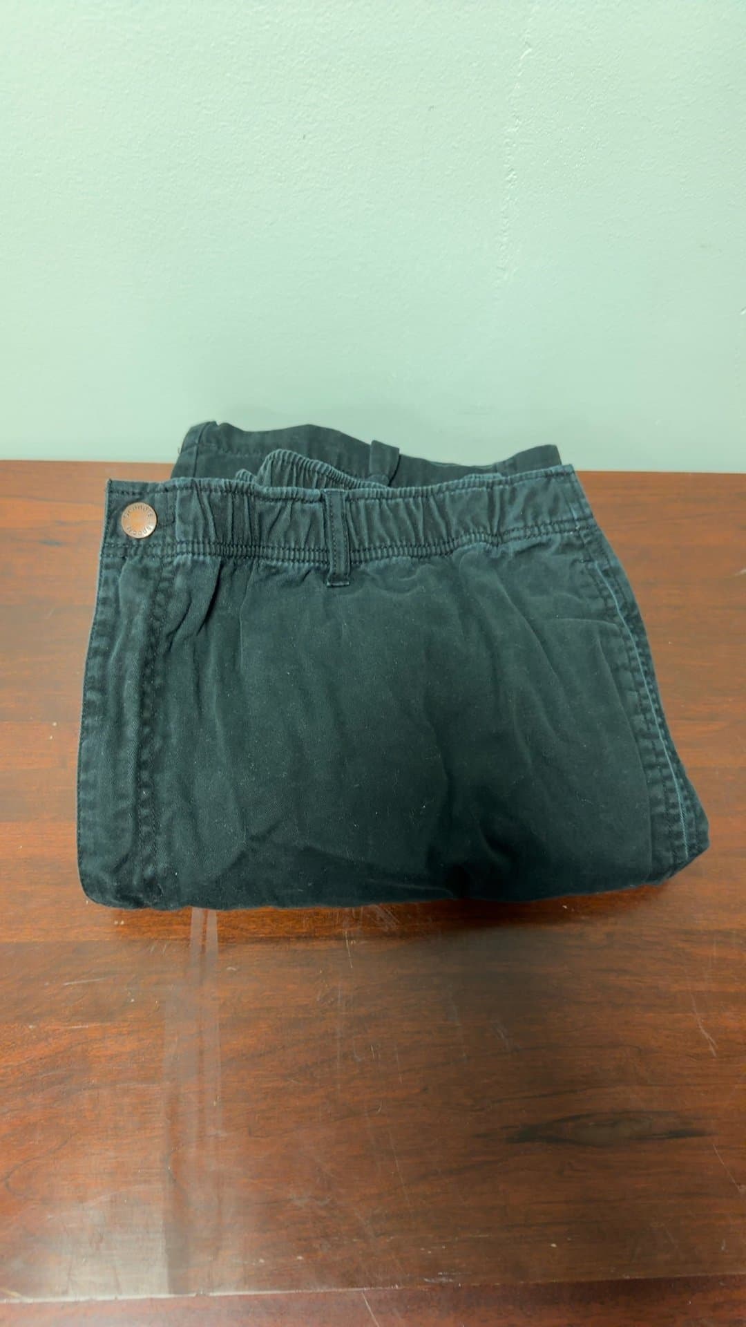 Grandia Goods Black Cotton Pants - Image 1