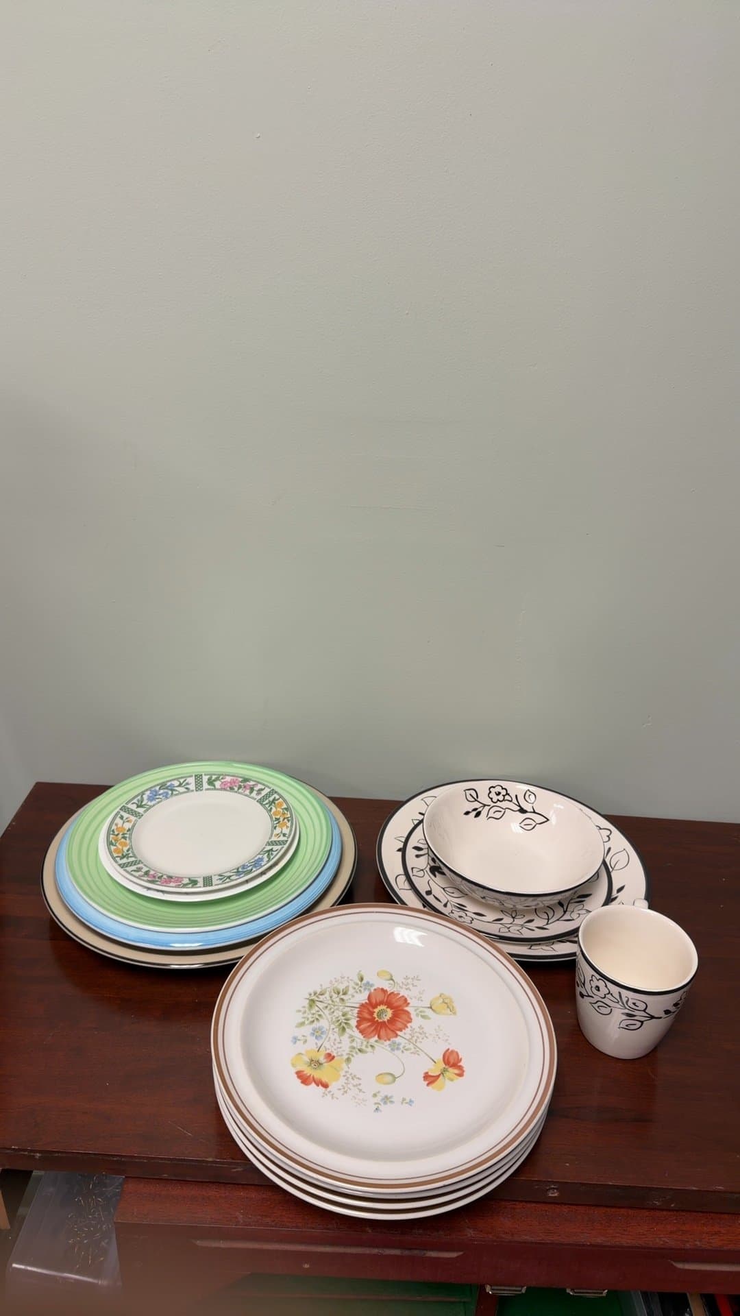 Assorted Ceramic Dinnerware Set - Image 1