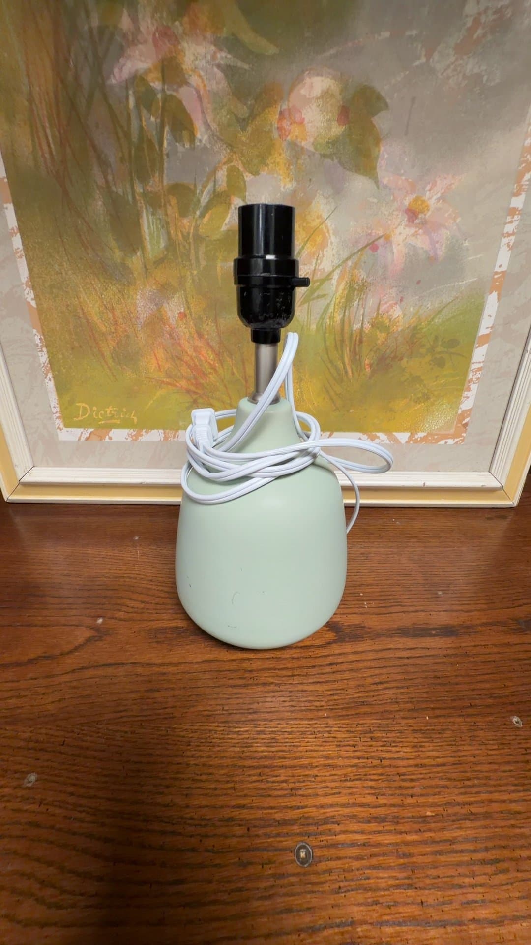 Mint Green Table Lamp Base - Image 1