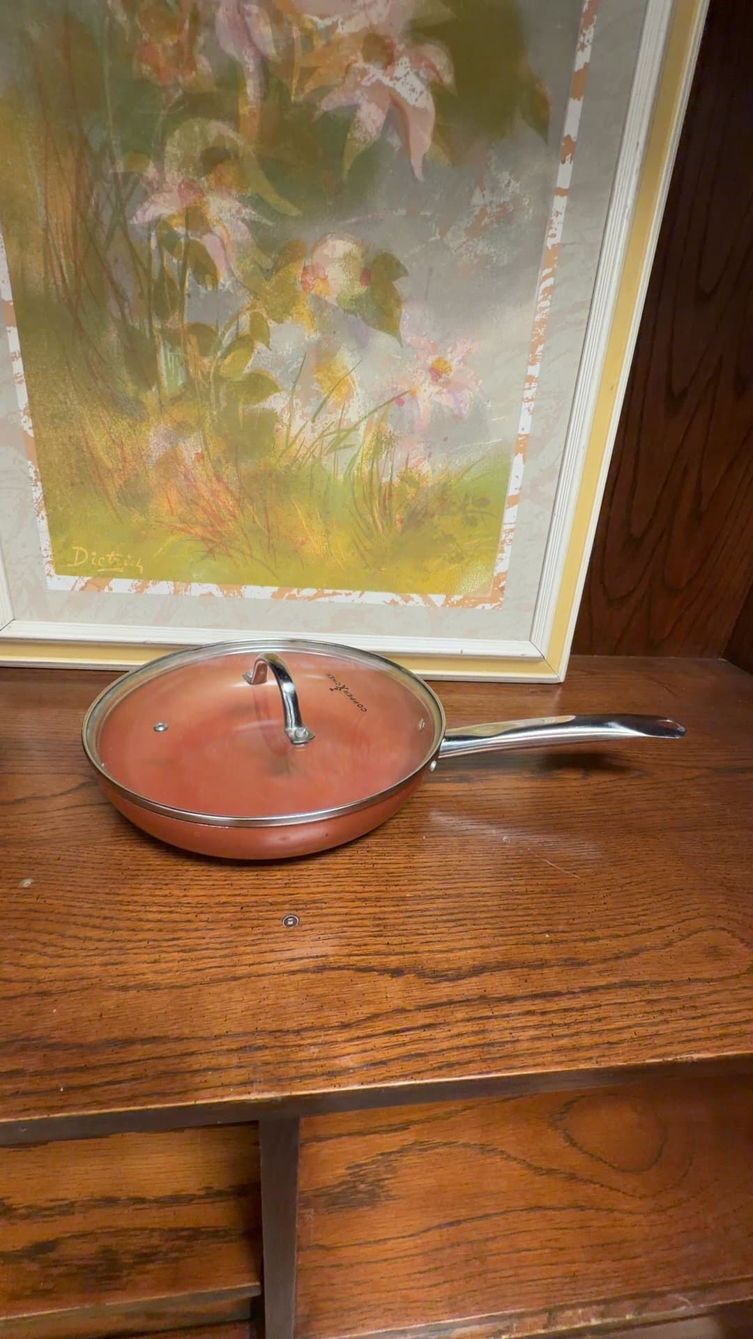 Copper Chef Non-Stick Frying Pan with Lid - Image 1