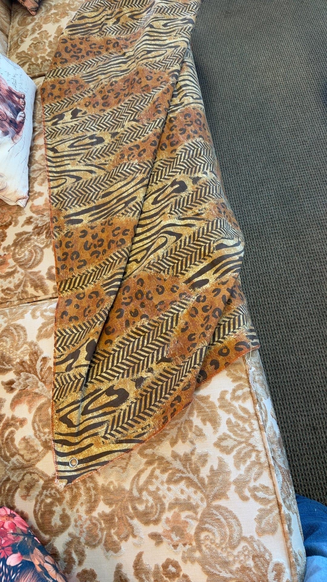 Animal Print Window Scarf Valance - Image 1