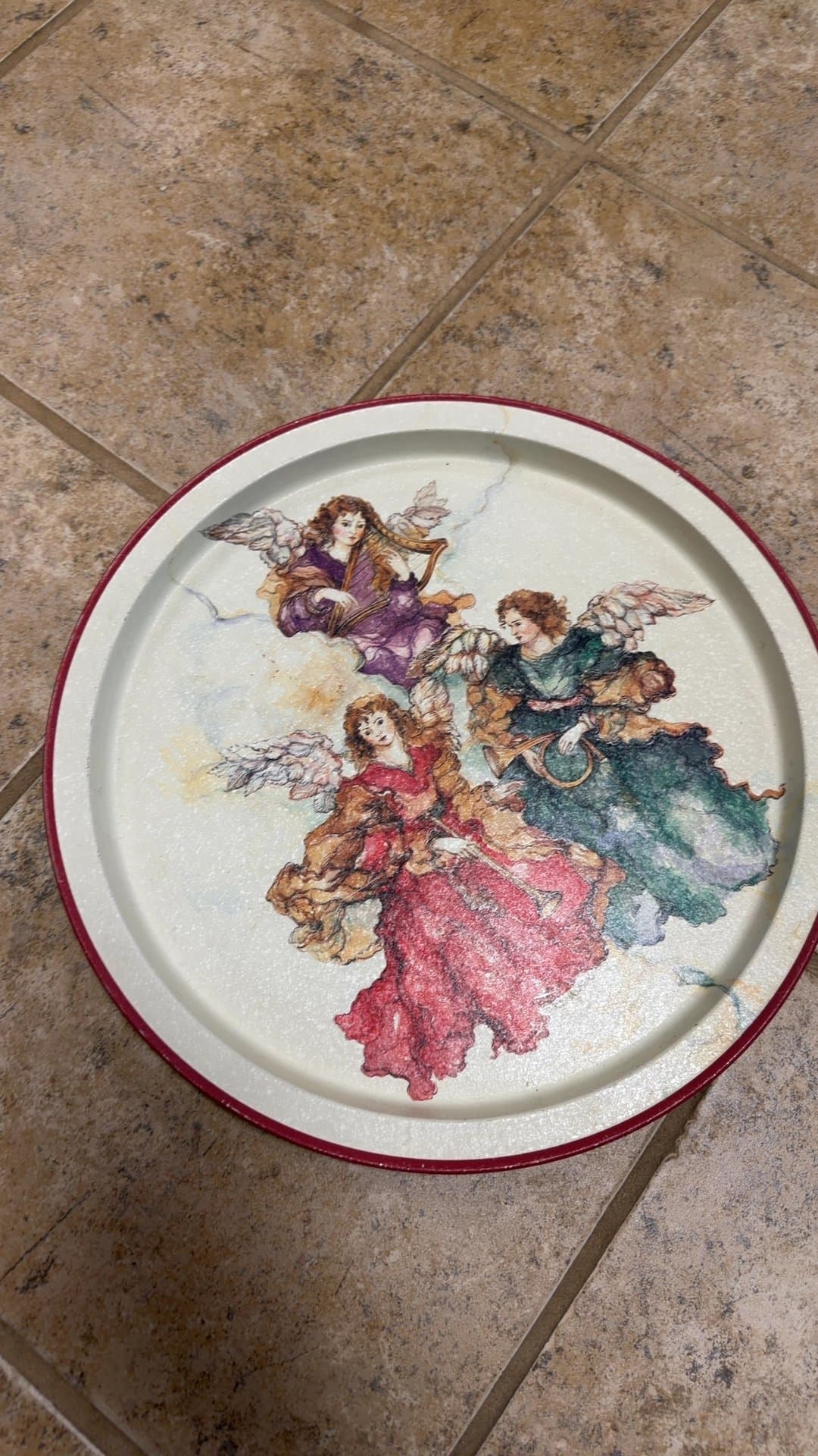 Decorative Angel Motif Server - Image 1