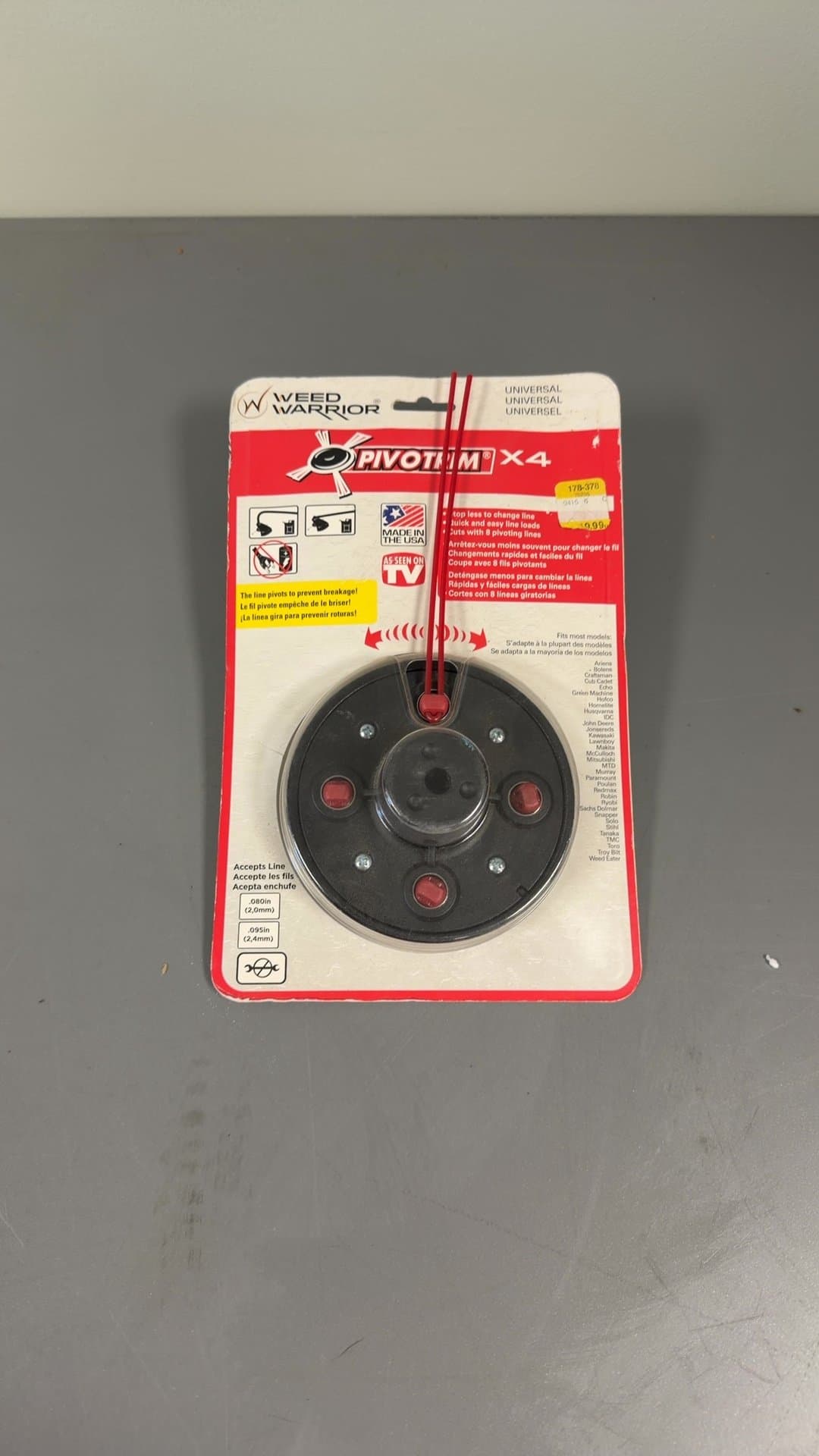 Weed Warrior Pivotrim X4 Universal Replacement Trimmer Head - Image 1