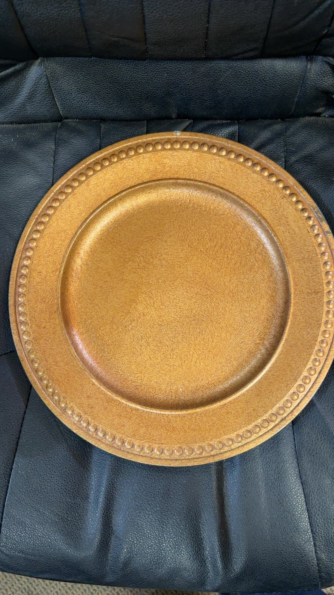 Decorative Gold Charger Plate - Image 1