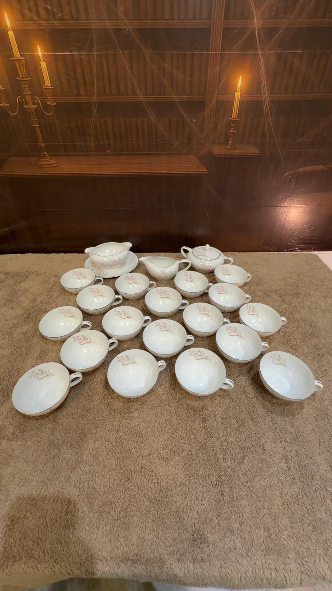 Vintage Eden Fine China Tea Set Service - Image 1