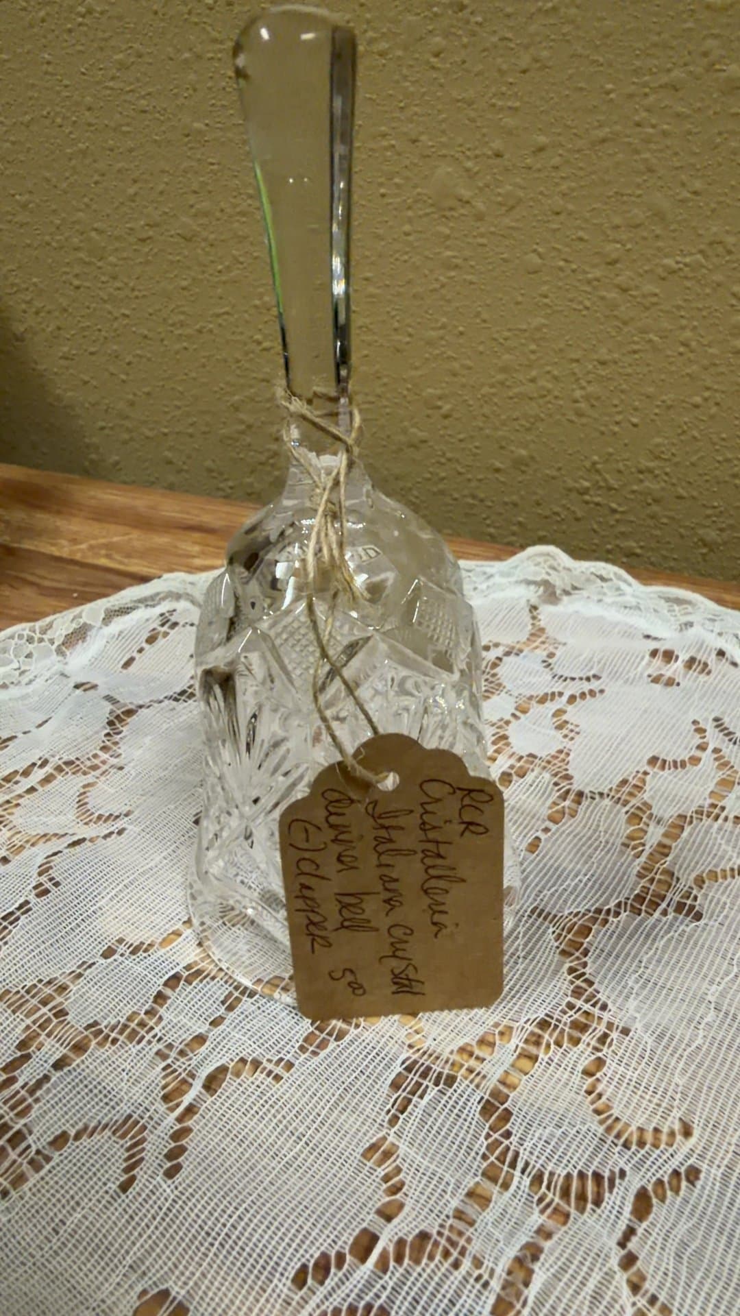 Vintage Crystal Bell - Image 1