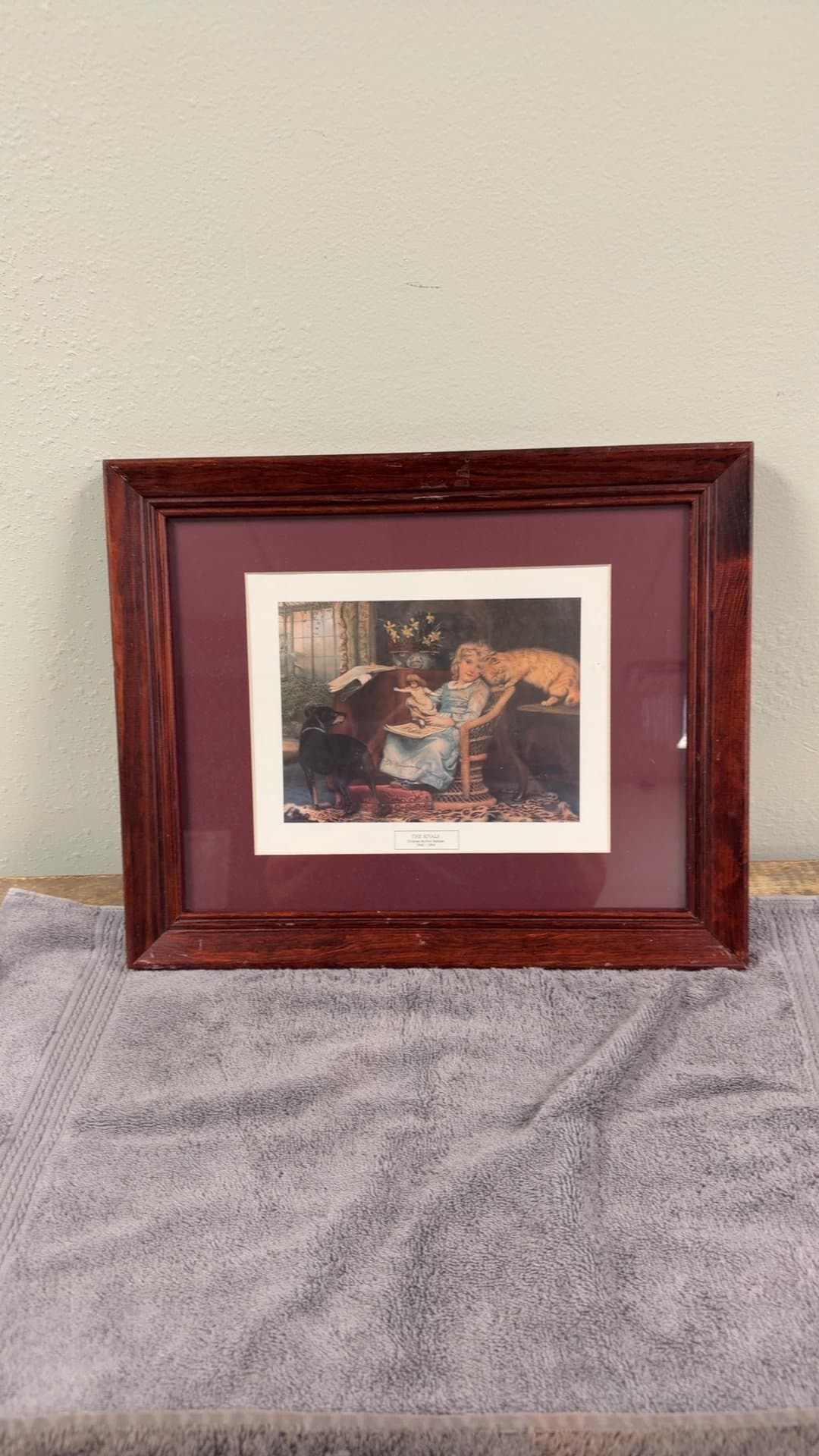 Framed Print of 'The Rivals' by Charles Burton Barber - Image 1